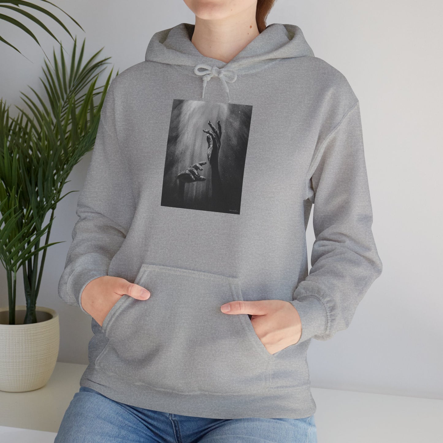 Divine Dance. Artistic Unisex Hooded Sweatshirt