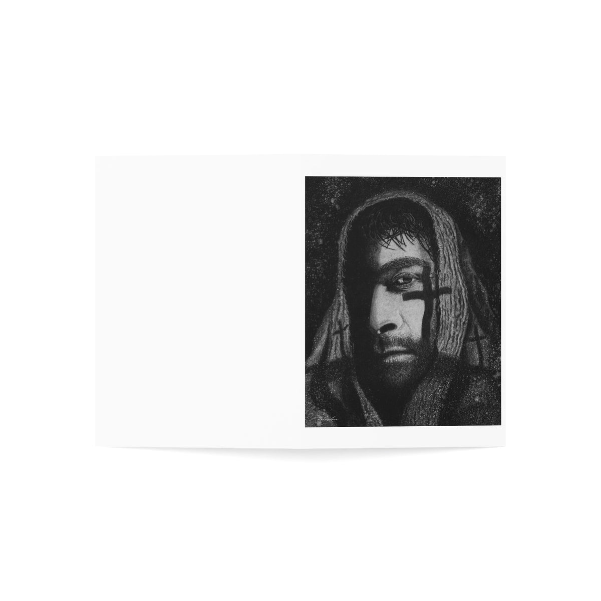 Barrabas, Original Religious Painting Greeting Cards, Unique Cards for All Occasions, Handmade Stationery, Religious & Inspirational Cards