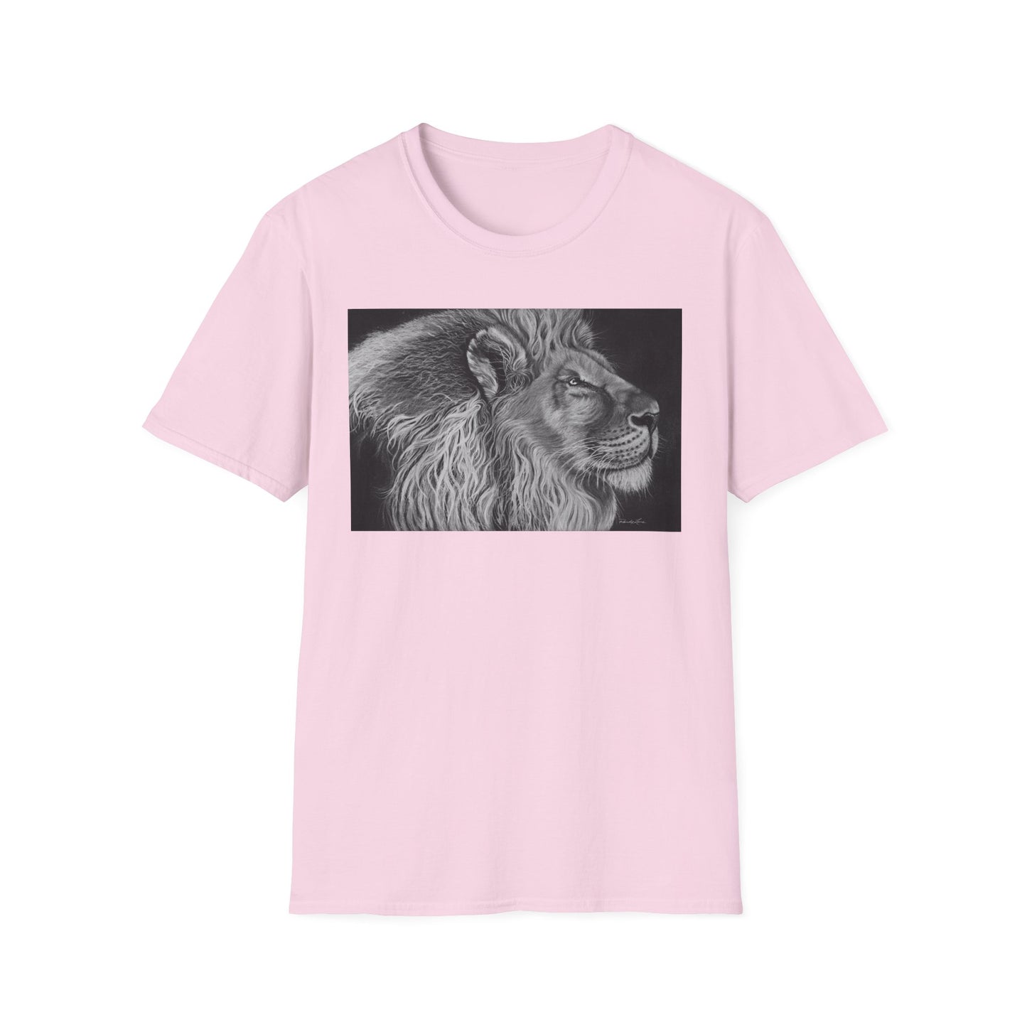King of Cool, Lion Graphic Tee - Unisex Softstyle T-Shirt