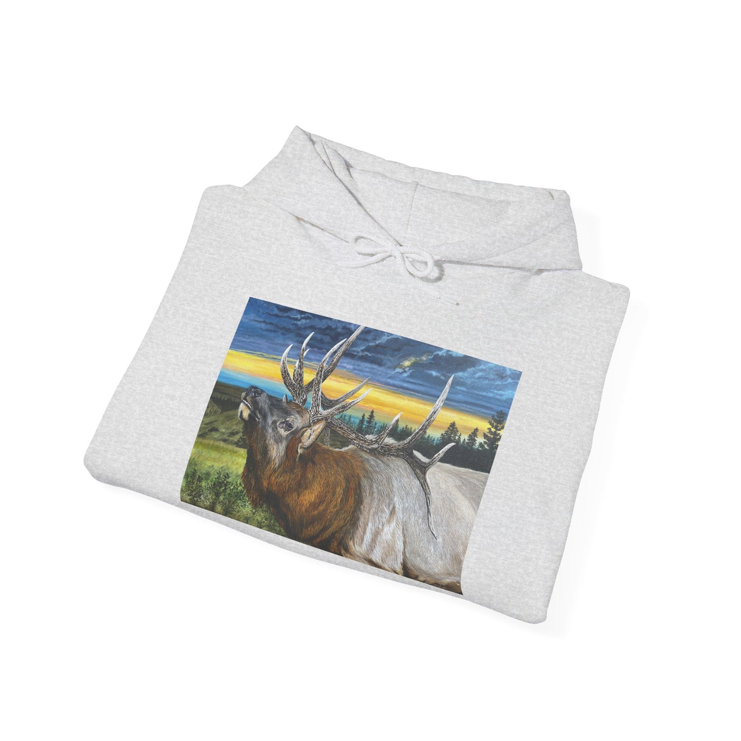 Sunset Serenade, Elk Unisex Hoodie