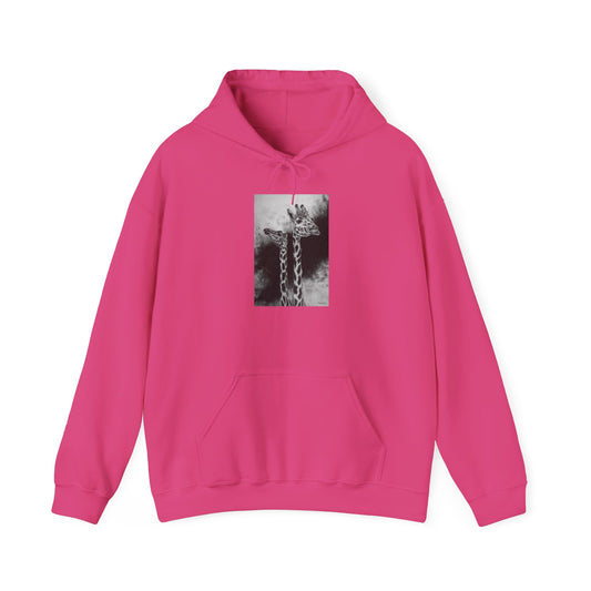 Grace in the Grassland, Giraffe Unisex Heavy Blend™ Hooded Sweatshirt