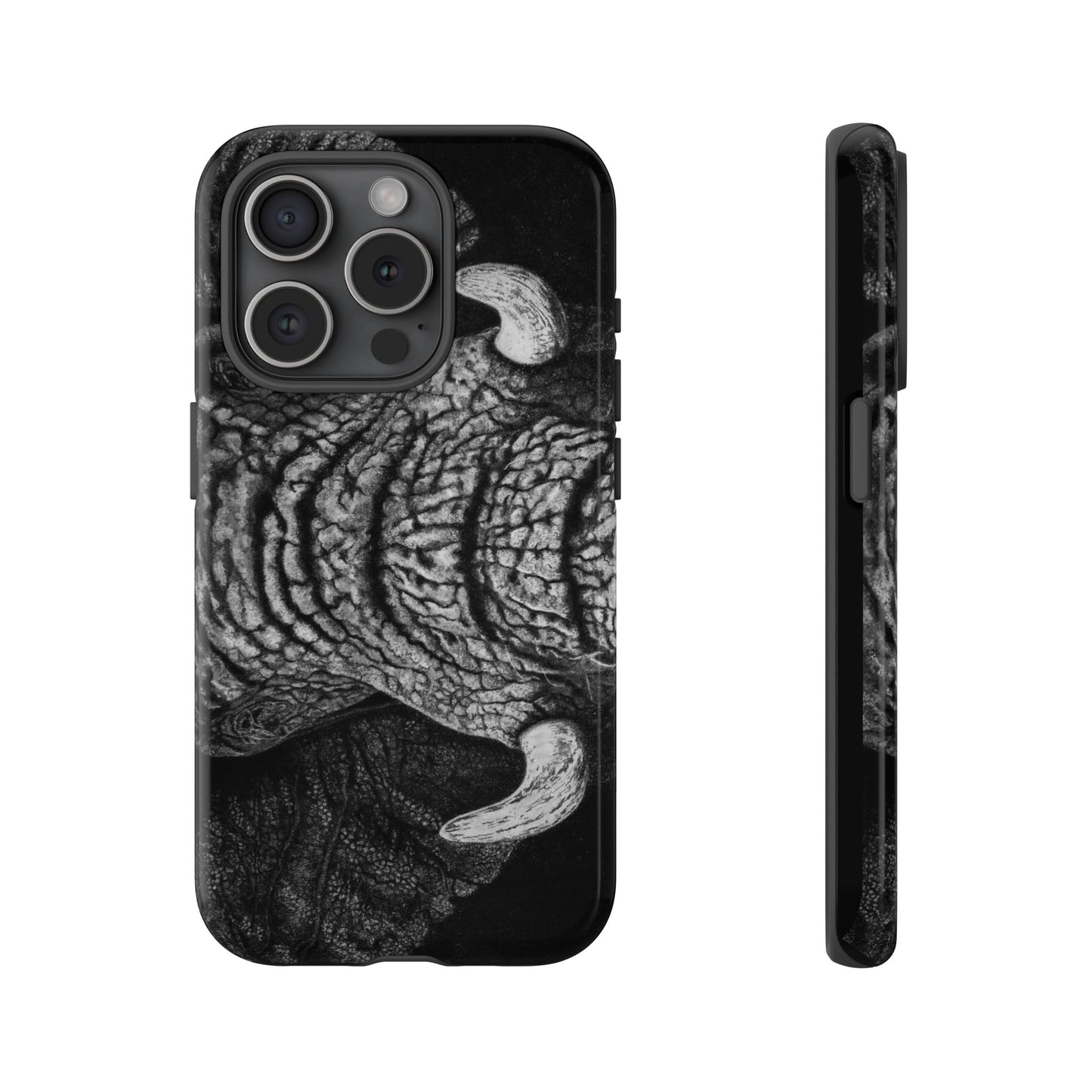 Ebony and Ivory, Elephant Phone Case, Tough Cases