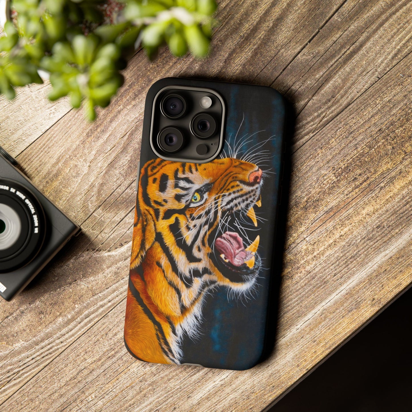 Beautifully Bold, Roaring Tiger Phone Case