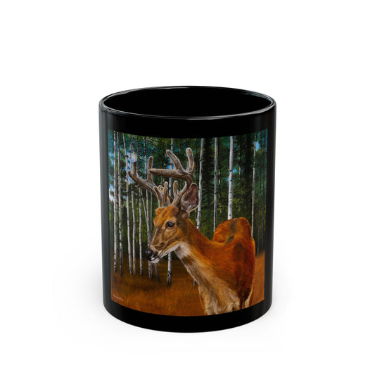 Velvet Crush, Deer Black Mug