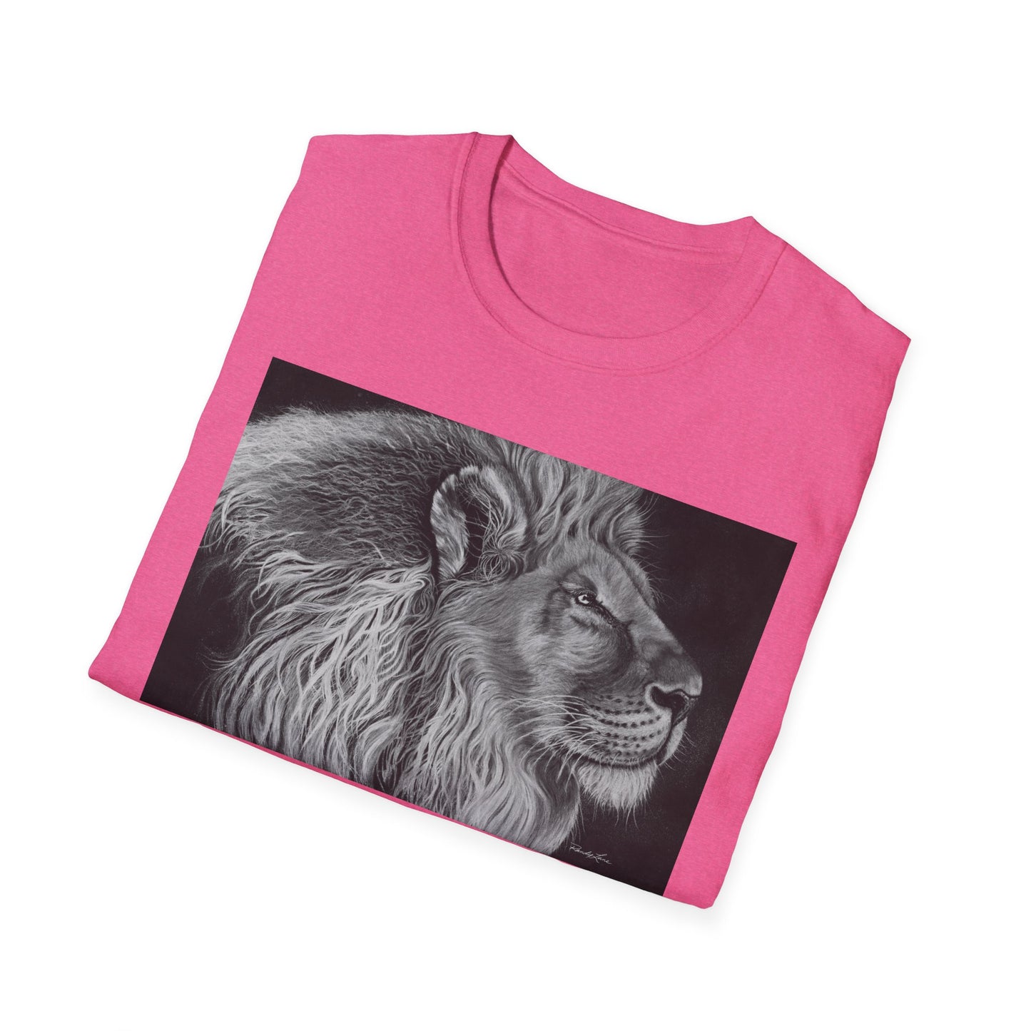 King of Cool, Lion Graphic Tee - Unisex Softstyle T-Shirt