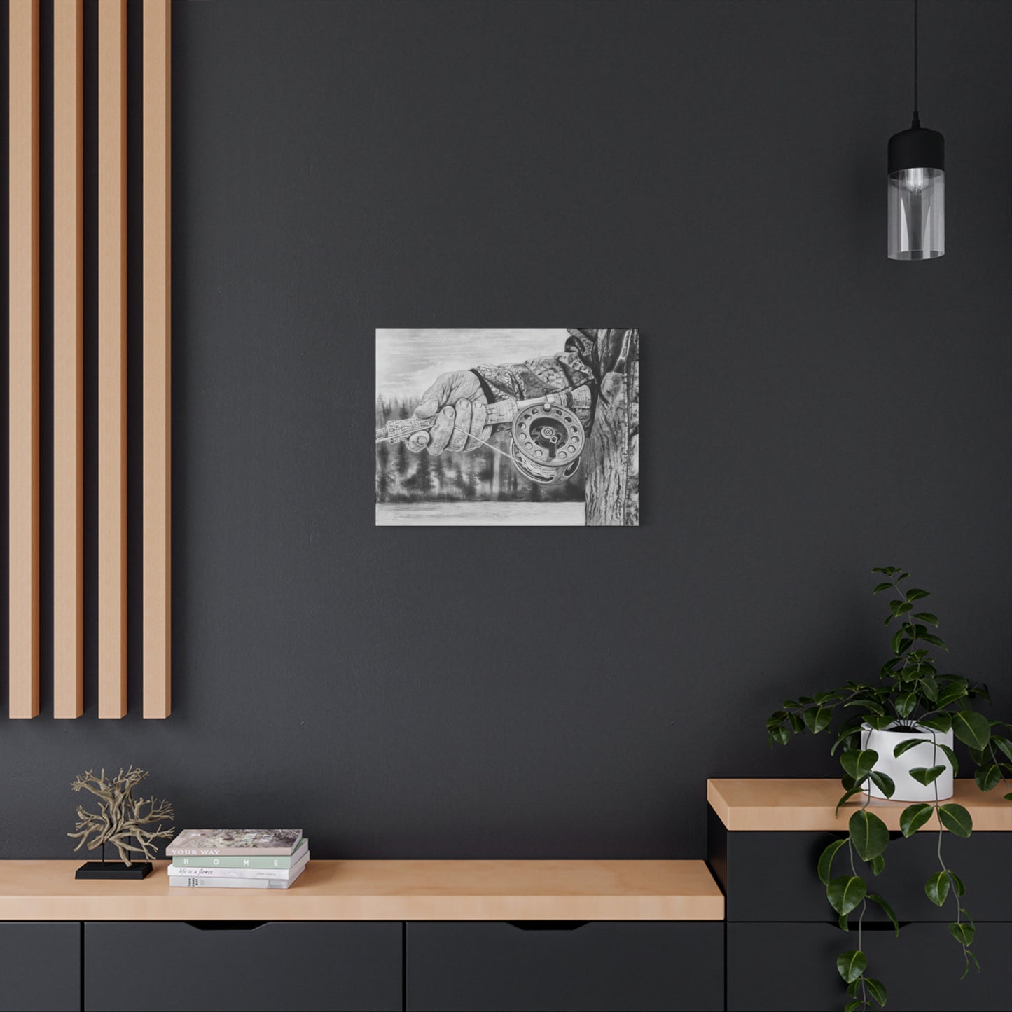 Therapy, Fishing Canvas Wall Art