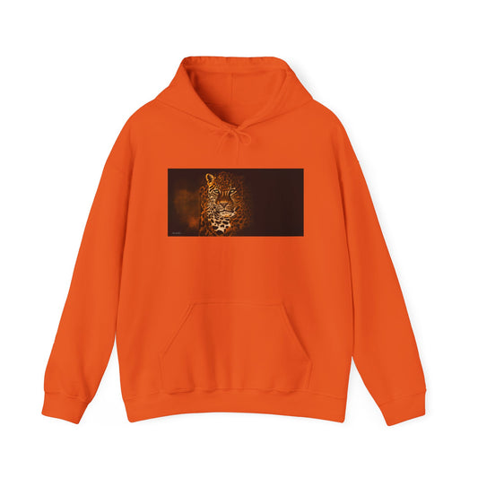 Shadow Hunter, Leopard Print Unisex Hoodie