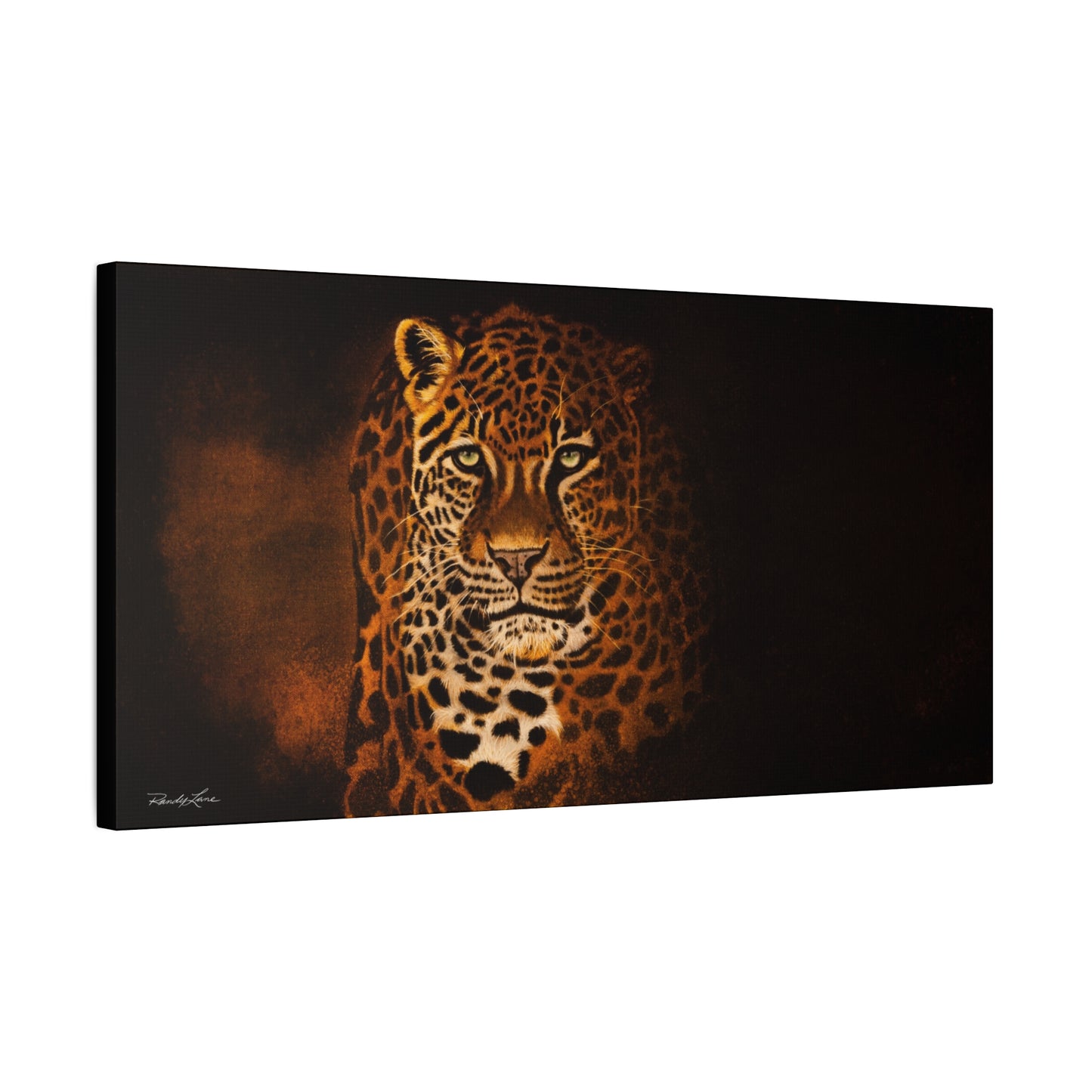 Shadow Hunter, Leopard Canvas Print