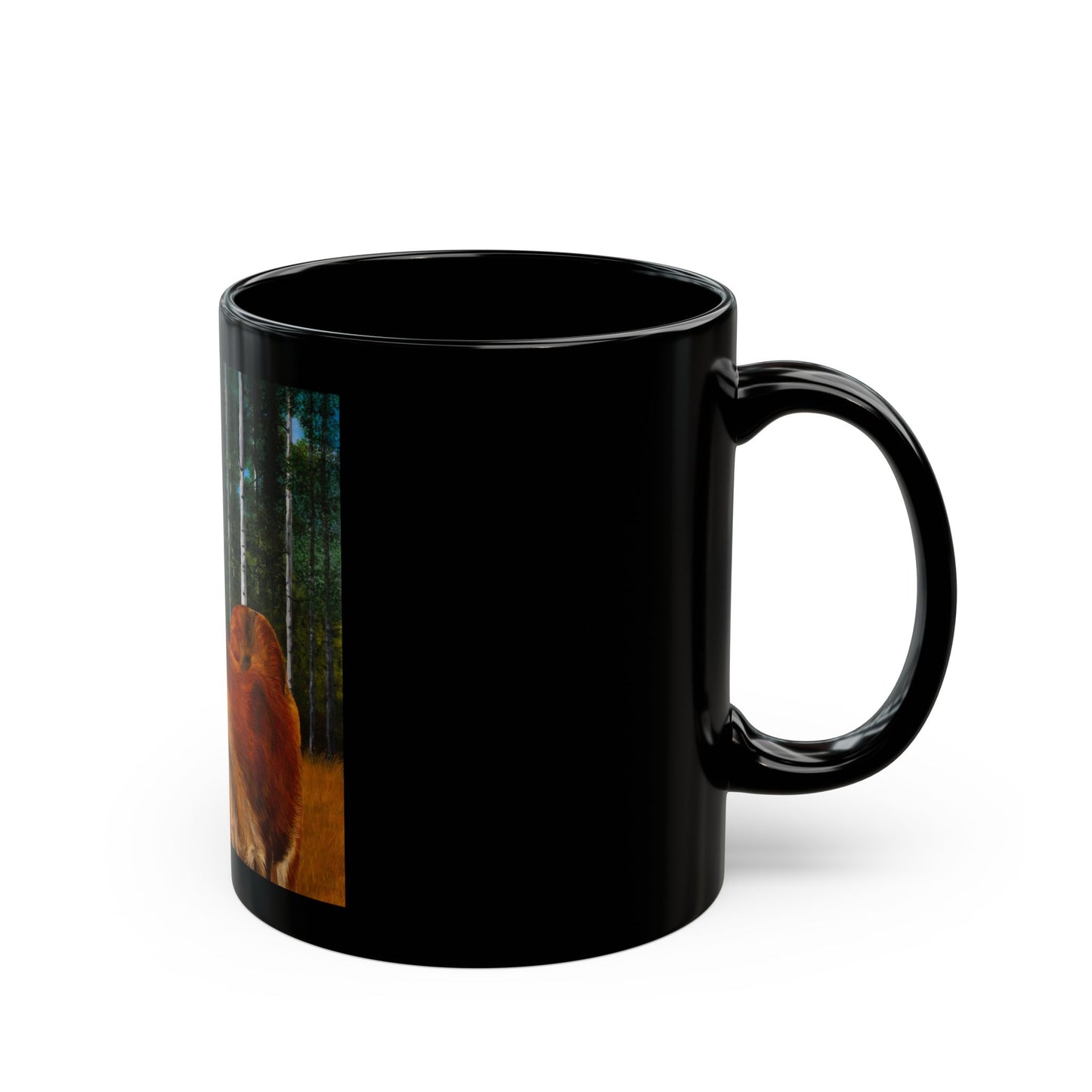 Velvet Crush, Deer Black Mug