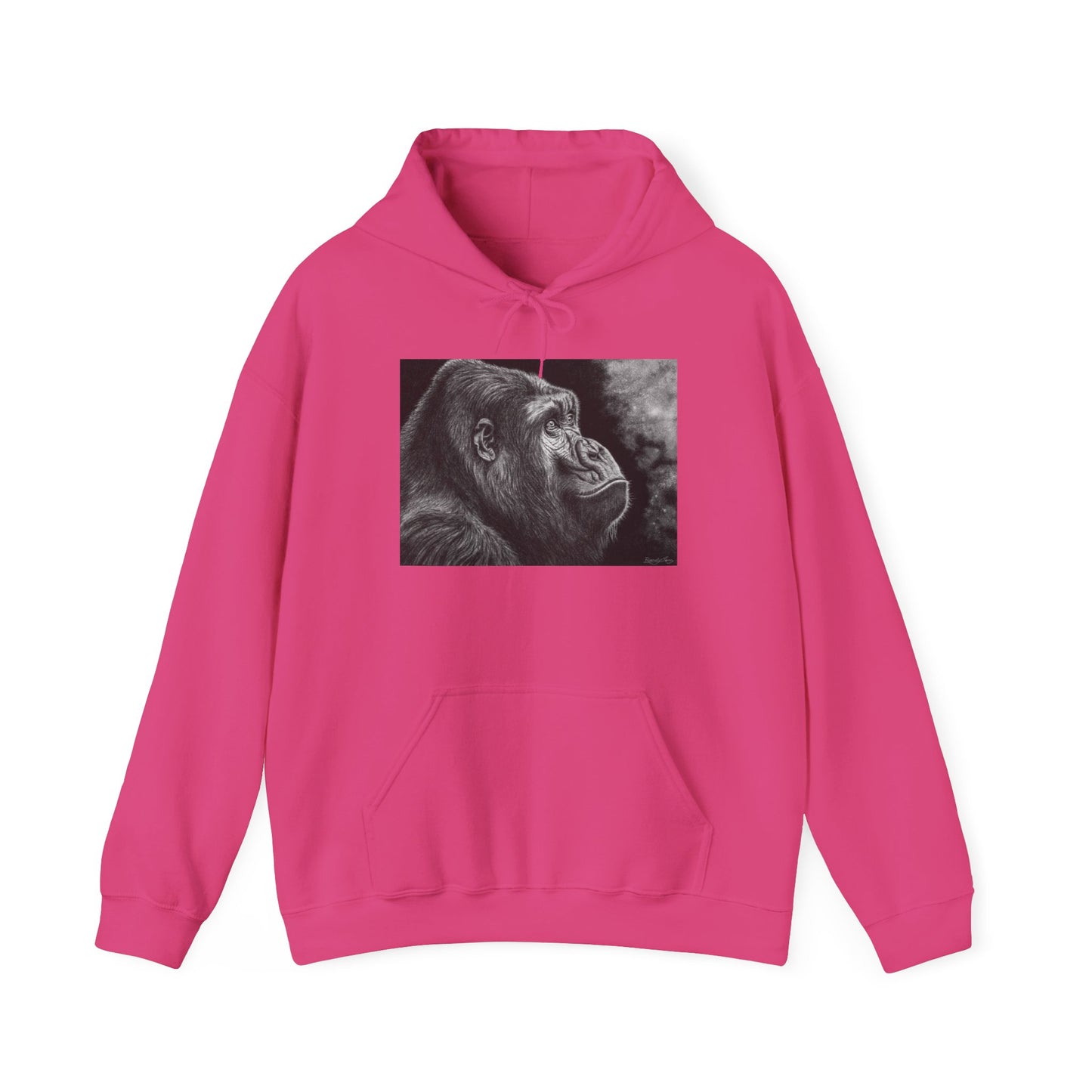 Gorilla Portrait Unisex Hoodie