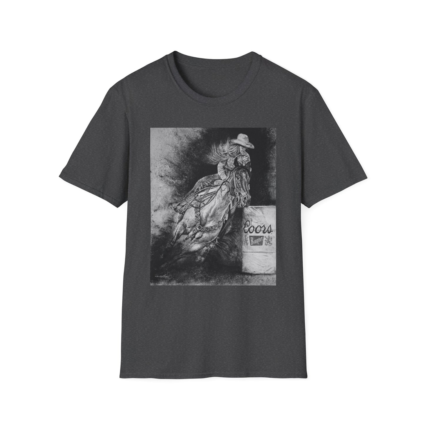 Sophie's Run. Rodeo Barrel Racer Unisex Softstyle T-Shirt