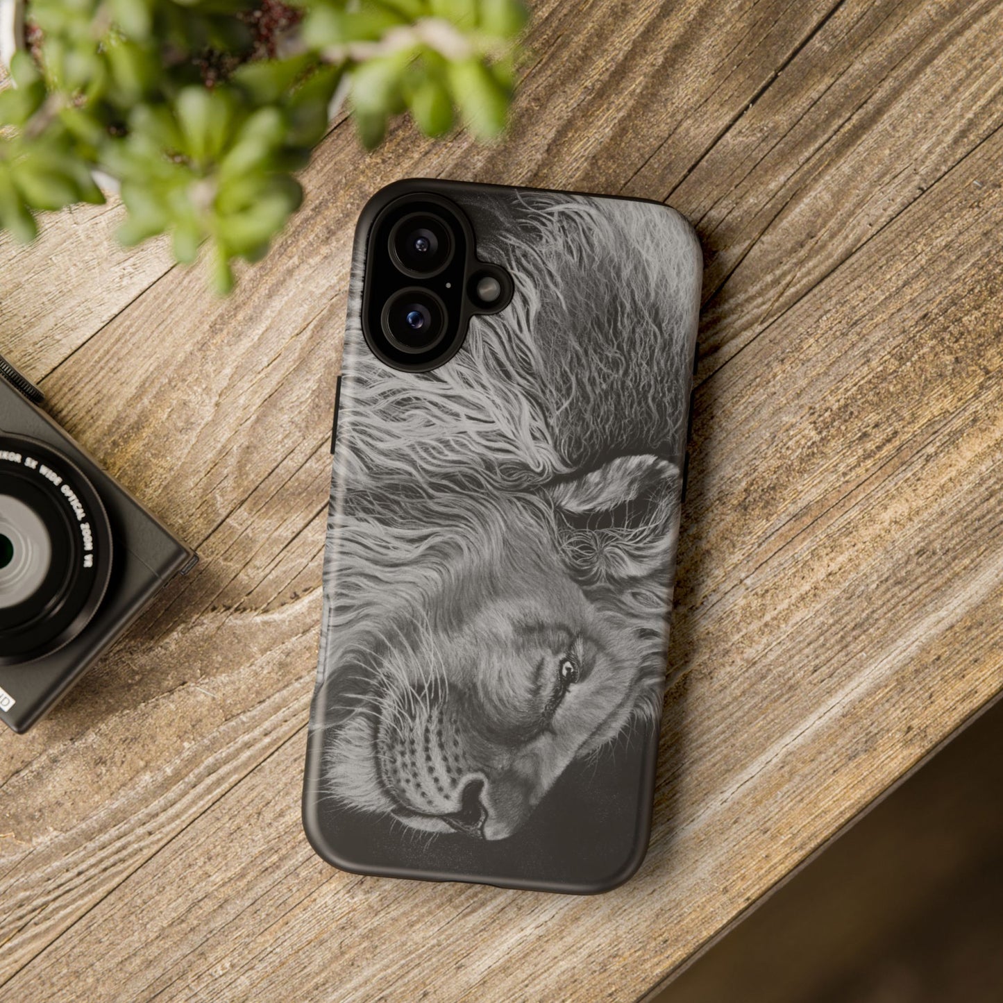 King of Cool, Lion Phone Case, Tough & Artistic Smartphone Case