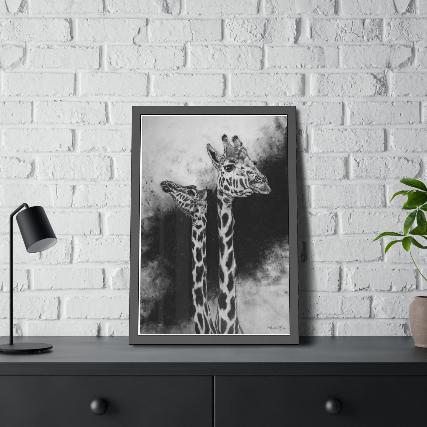 Grace in the Grasslands, Framed Fine Art Prints
