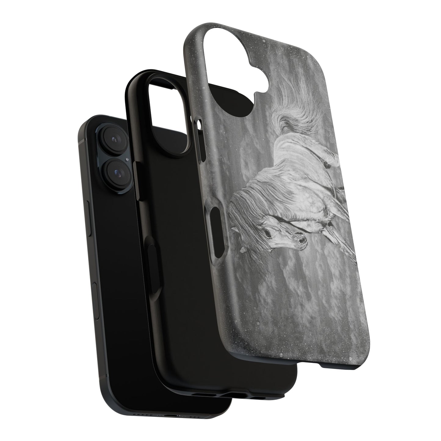 Equine Elegance. Prancing Horse Phone Case