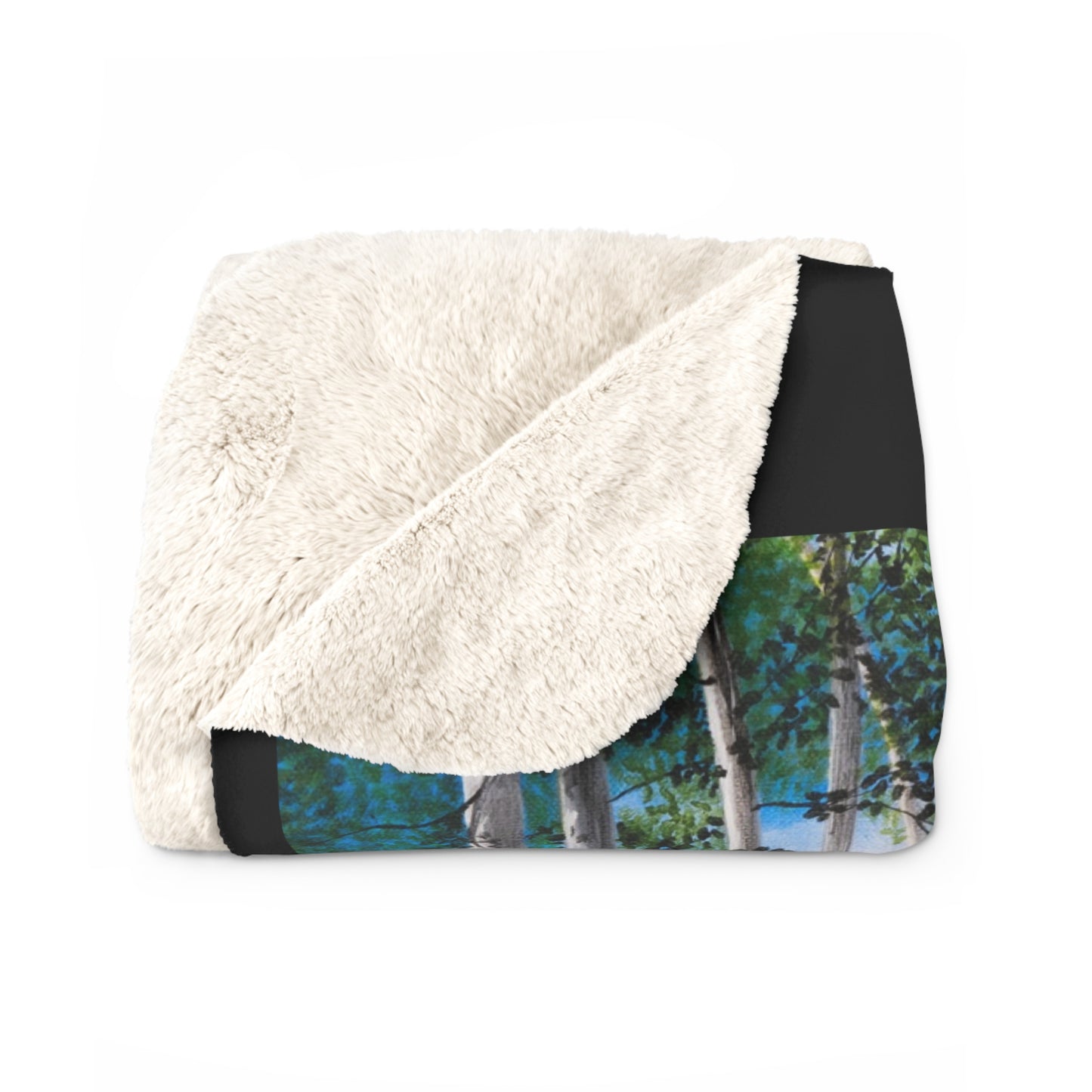 Velvet Crush, Deer Cozy Wildlife Sherpa Fleece Blanket