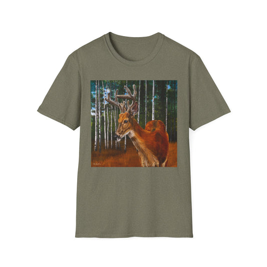 Velvet Crush, Deer Unisex Softstyle T-Shirt