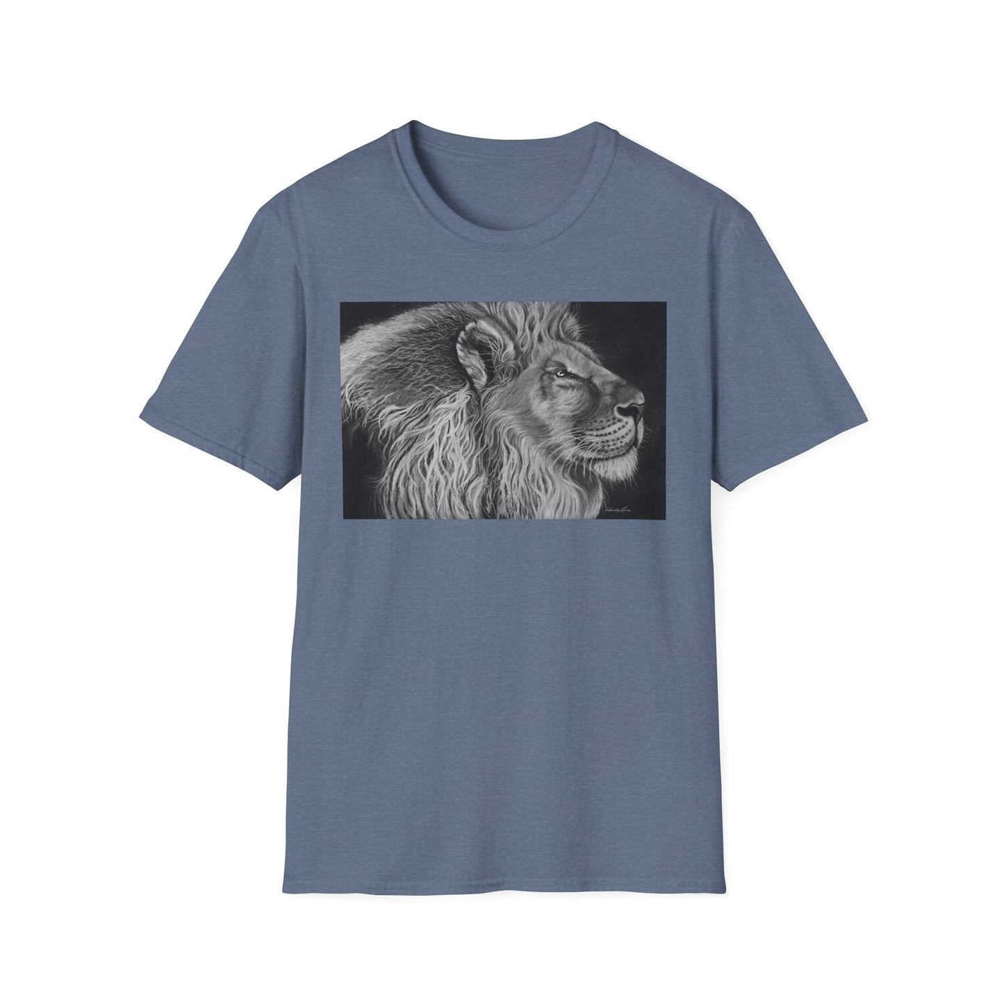 King of Cool, Lion Graphic Tee - Unisex Softstyle T-Shirt