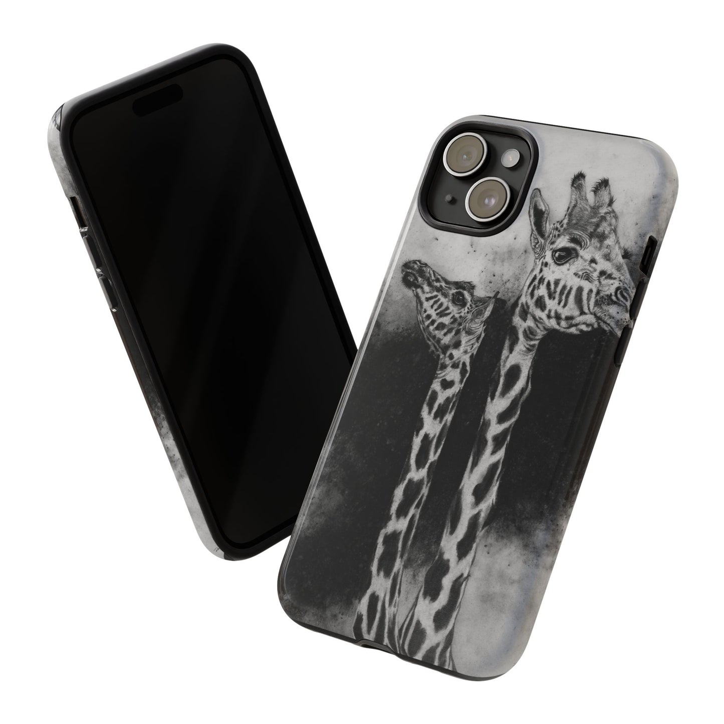 Grace in the Grassland, Giraffe Tough Phone Cases