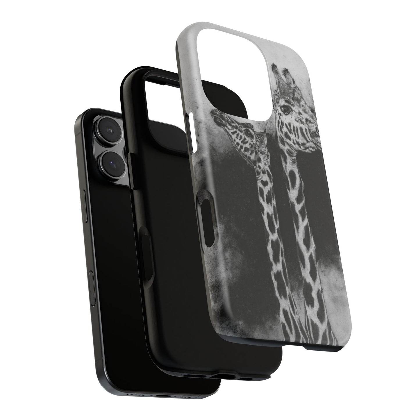 Grace in the Grassland, Giraffe Tough Phone Cases