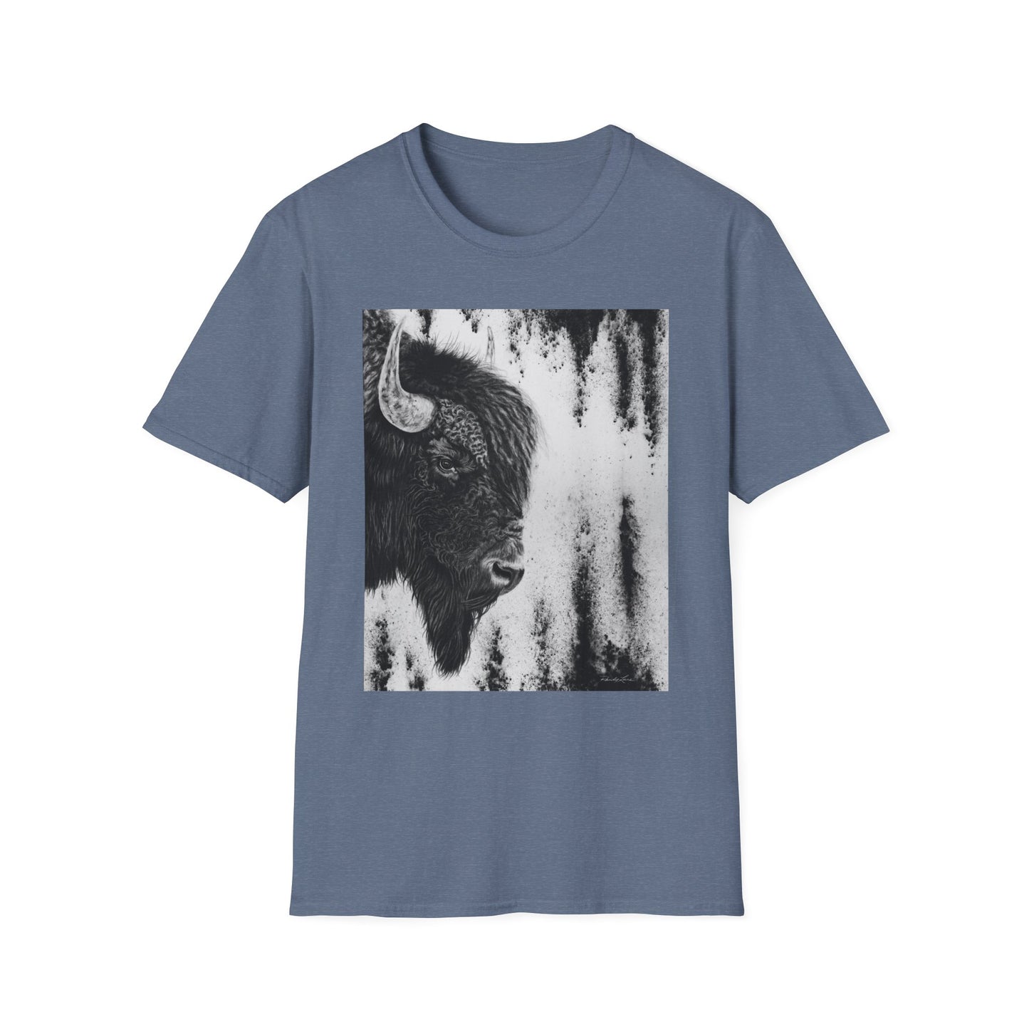 Pride, Bison Graphic Tee, Unisex Softstyle T-Shirt