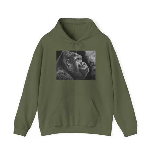 Gorilla Portrait Unisex Hoodie