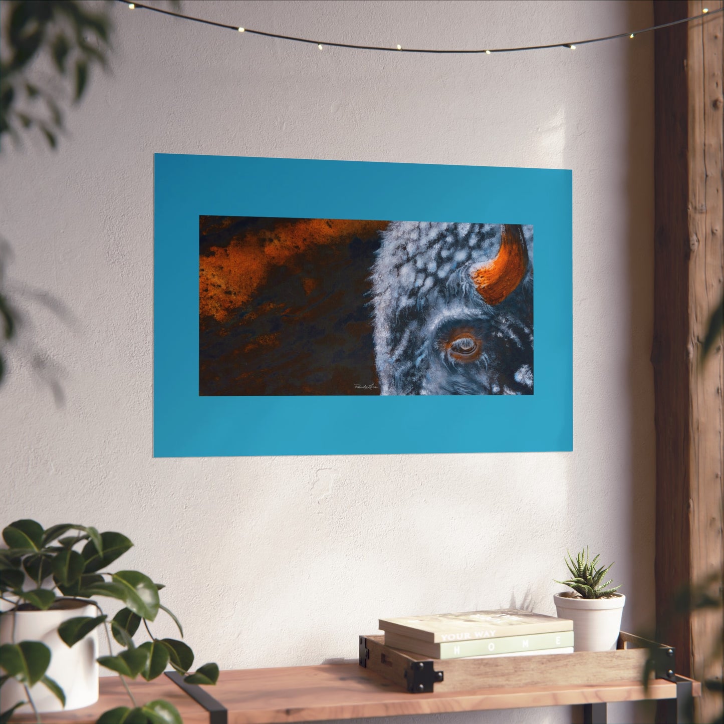 Storm Bison, Fine Art Print
