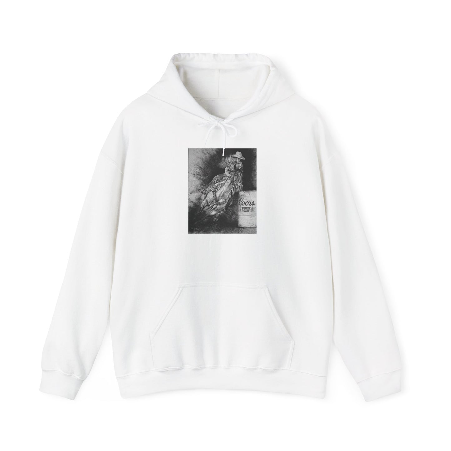 Sophie's Run. Rodeo Barrel Racer Unisex Heavy Blend™ Hooded Sweatshirt