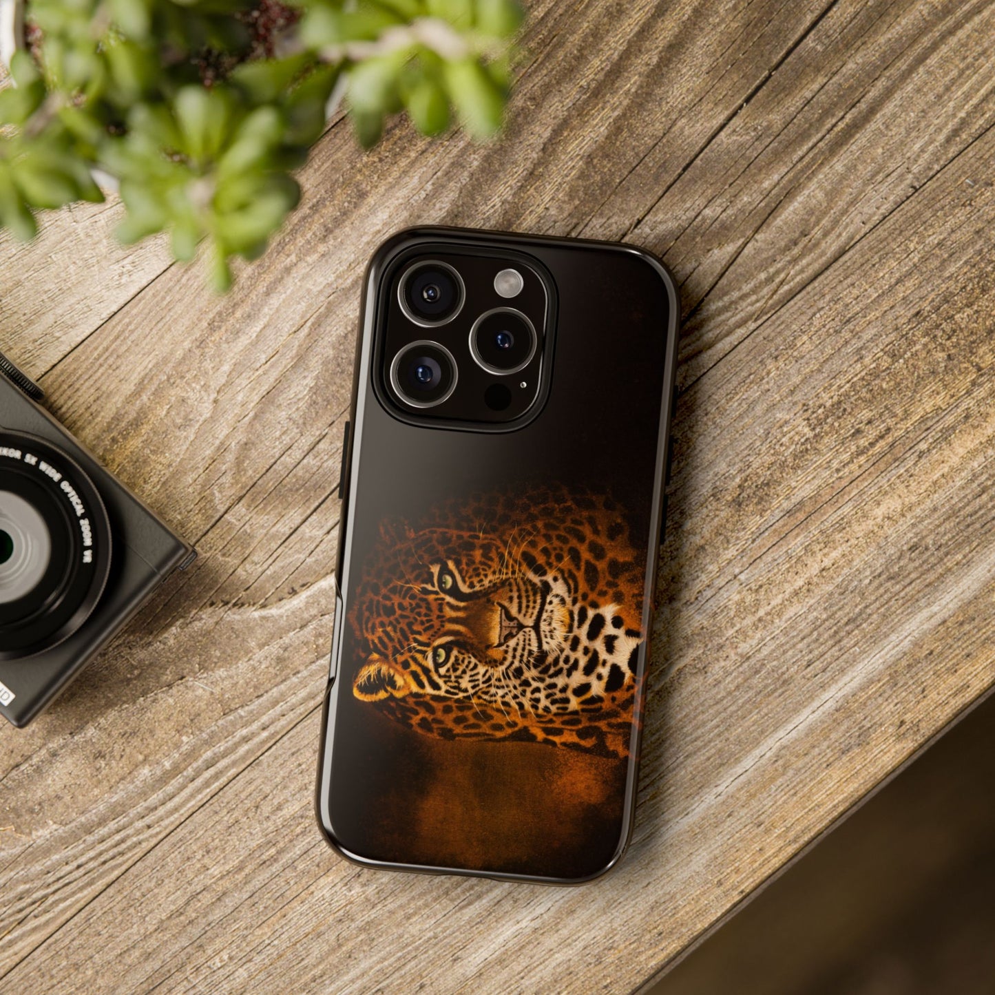 Shadow Hunter, Leopard Print Phone Case | Tough Cases