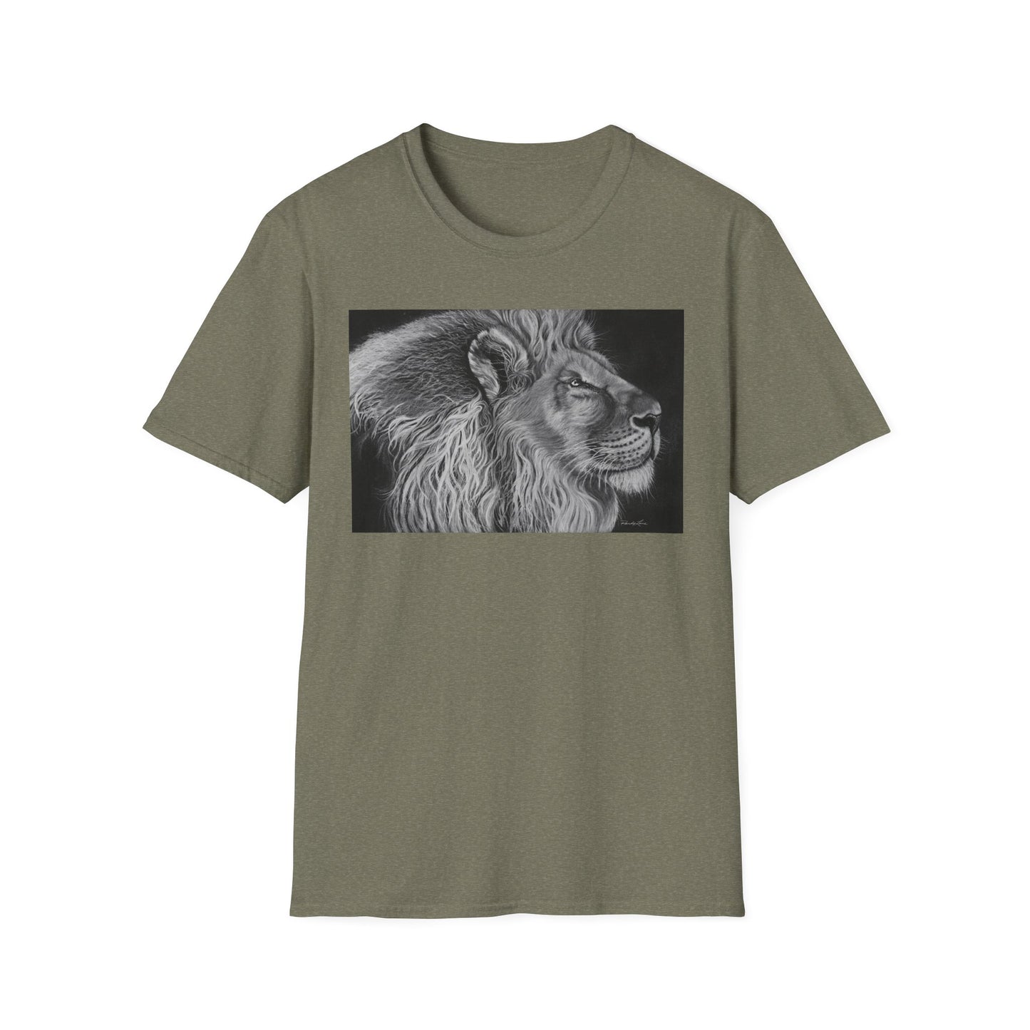 King of Cool, Lion Graphic Tee - Unisex Softstyle T-Shirt