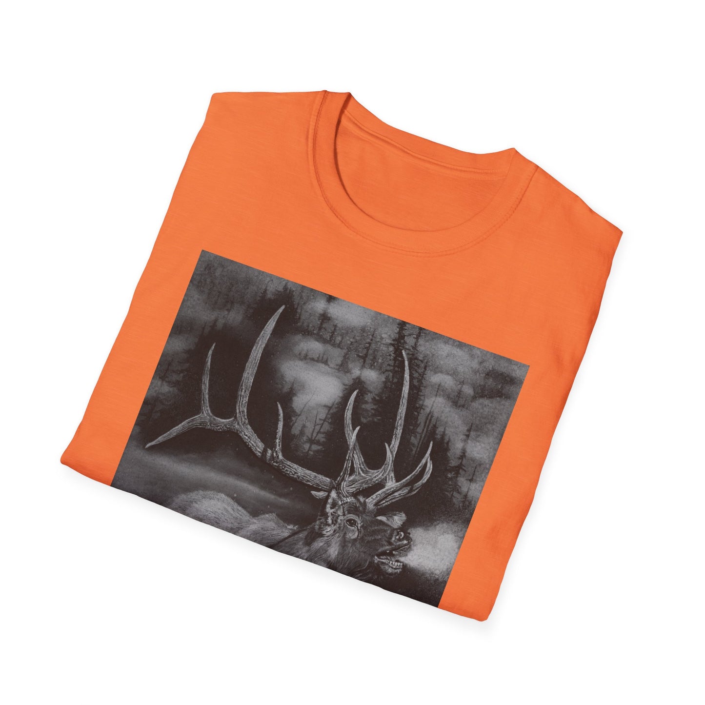 Mountain Music, Elk Unisex Soft T-Shirt