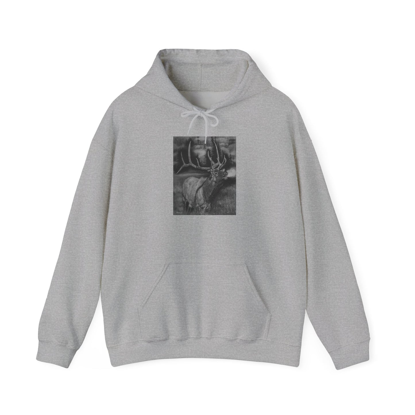 Mountain Music, Elk Unisex Hooded Sweatshirt
