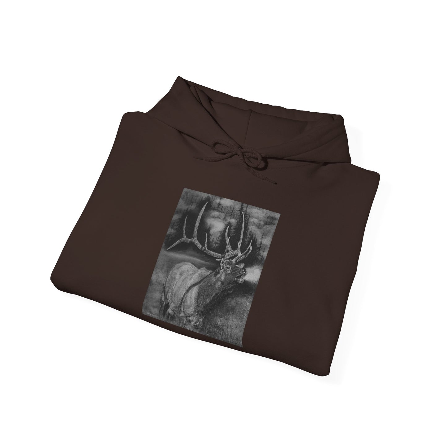 Mountain Music, Elk Unisex Hooded Sweatshirt