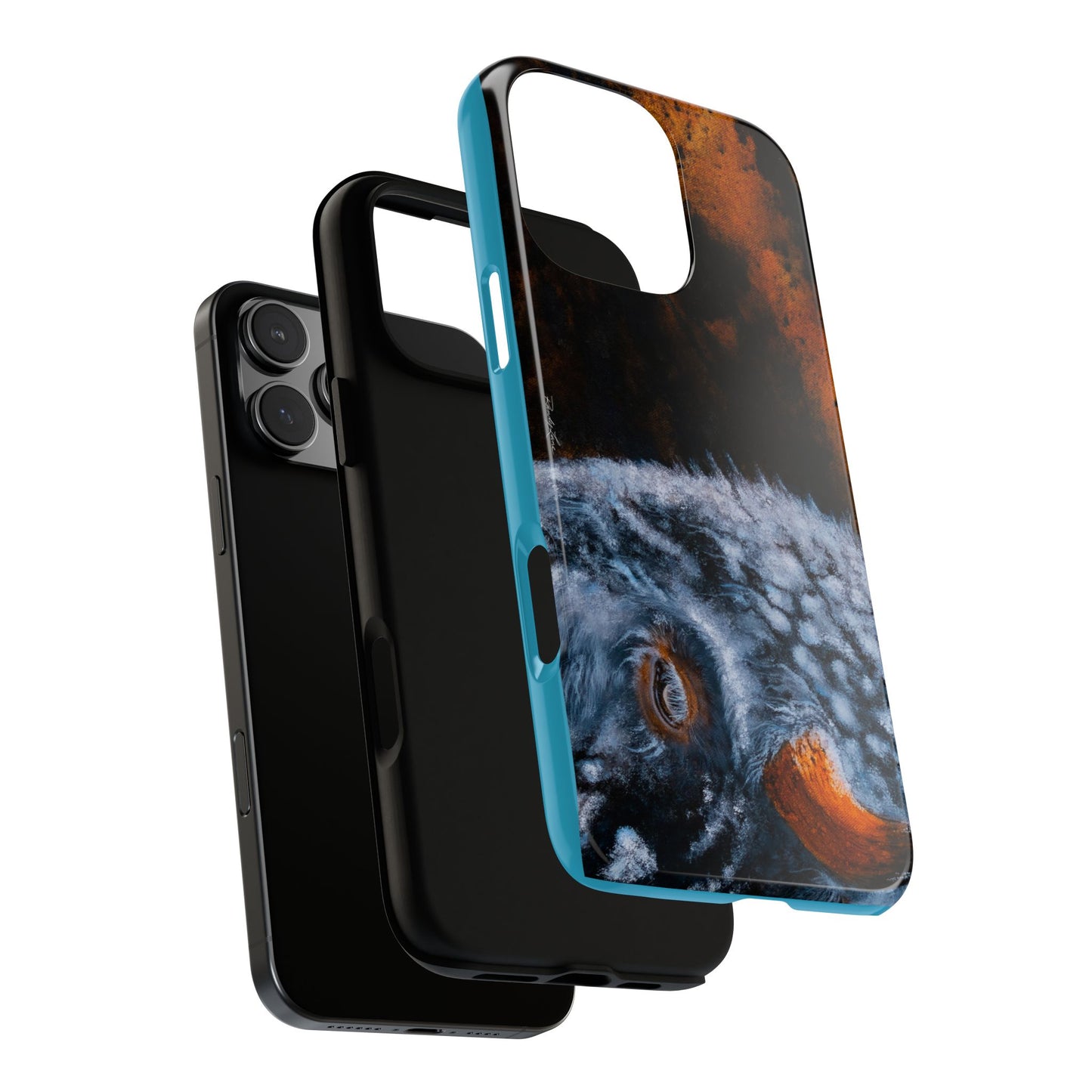 Storm Bison, Artistic Phone Case