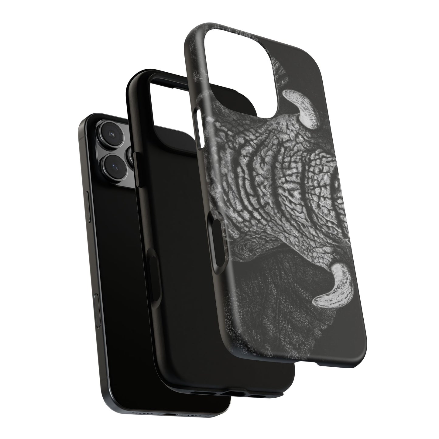 Ebony and Ivory, Elephant Phone Case, Tough Cases