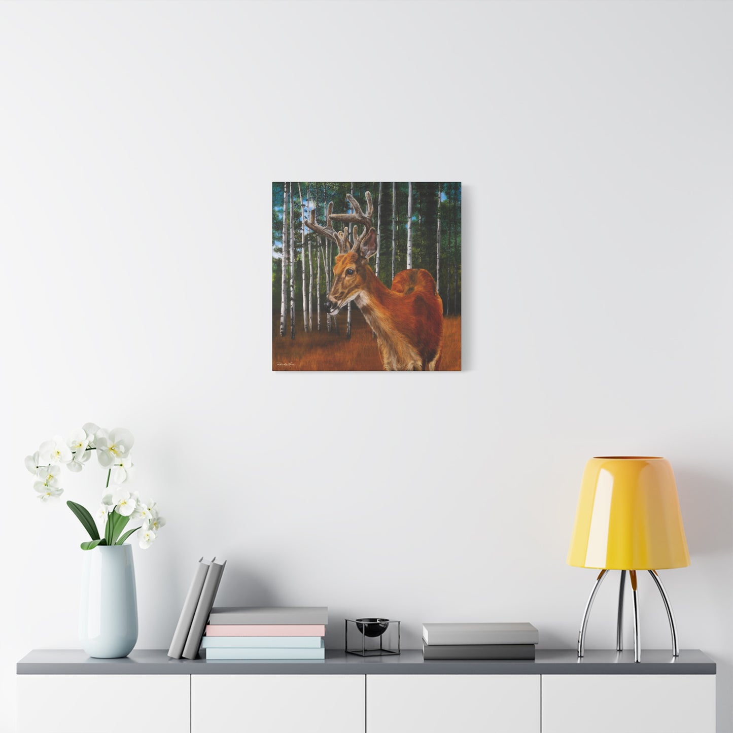Velvet Crush,  Deer Canvas Wall Art