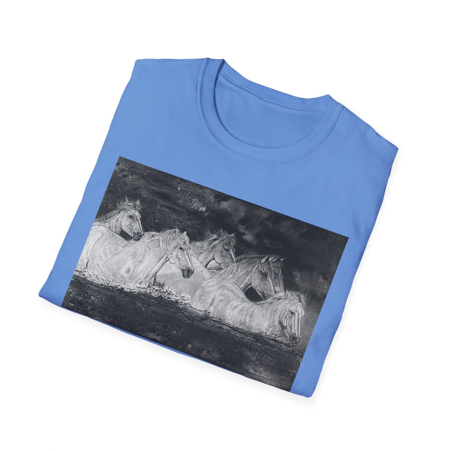 Night Swim, Horse Unisex Tee,