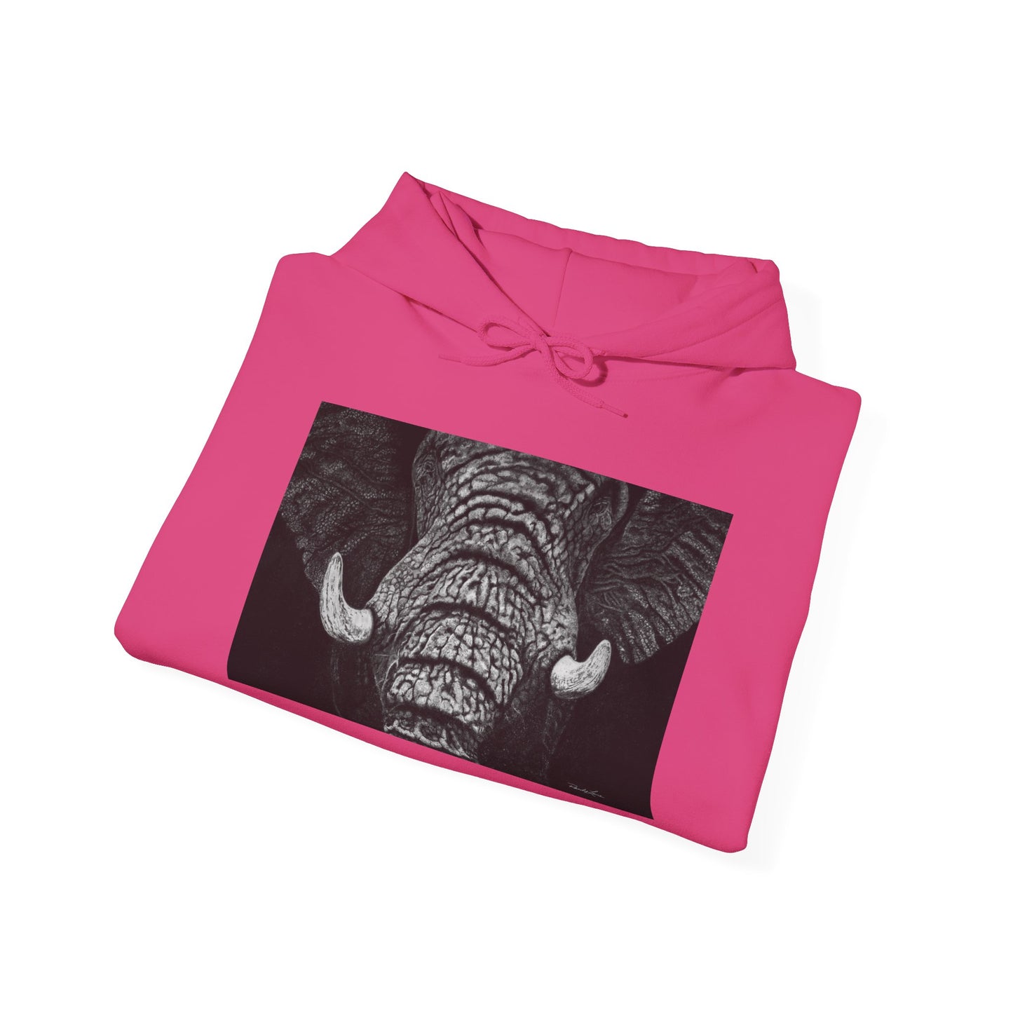 Ebony and Ivory, Elephant Hoodie, Cozy Unisex Sweatshirt