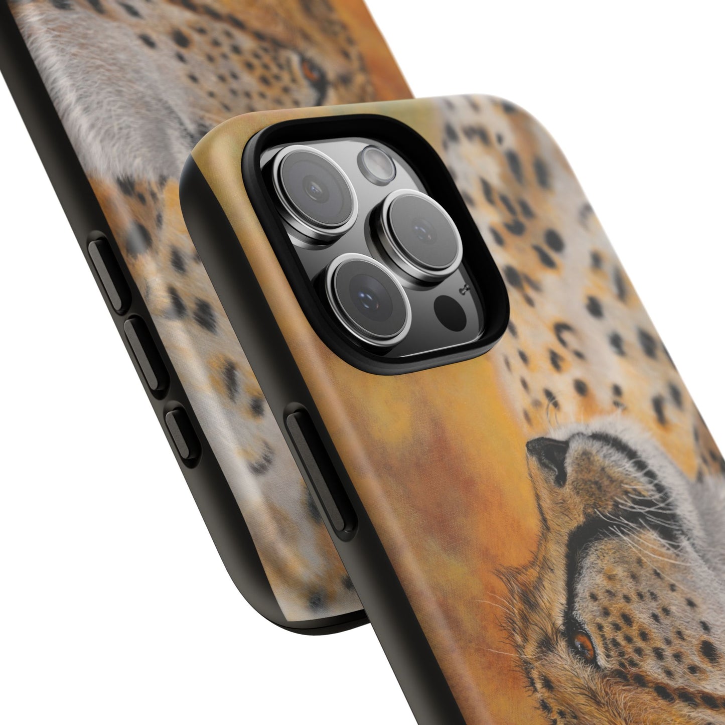 Cheetah Chill, Cheetah Phone Case, Tough Cases