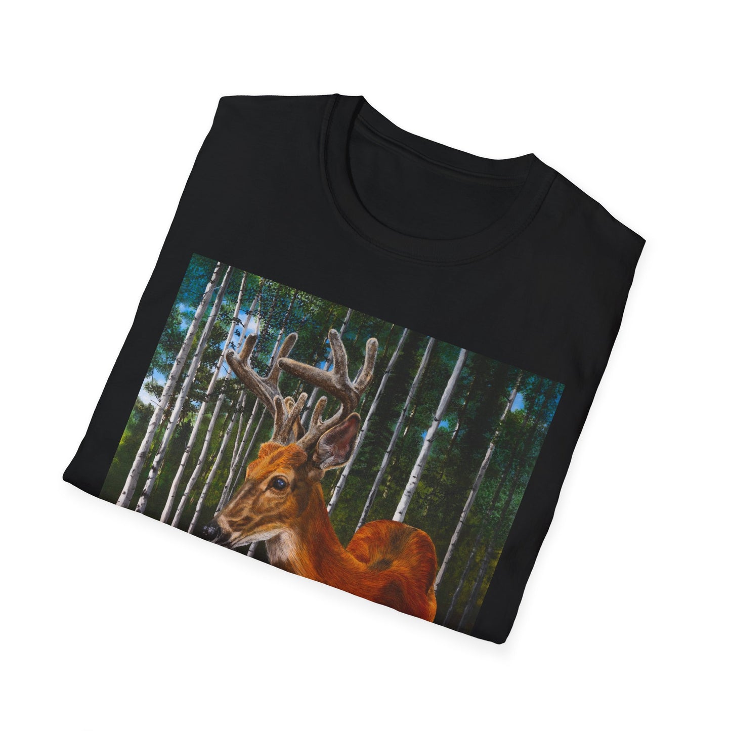 Velvet Crush, Deer Unisex Softstyle T-Shirt