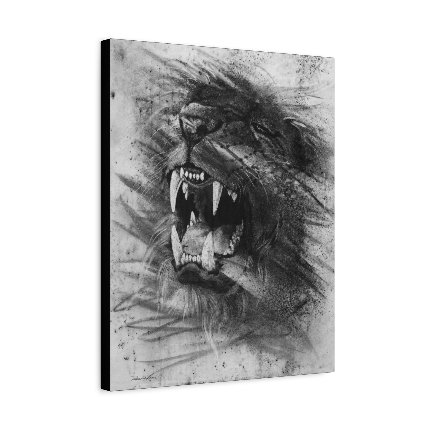 Let the Lion Roar. Majestic Lion Canvas Print