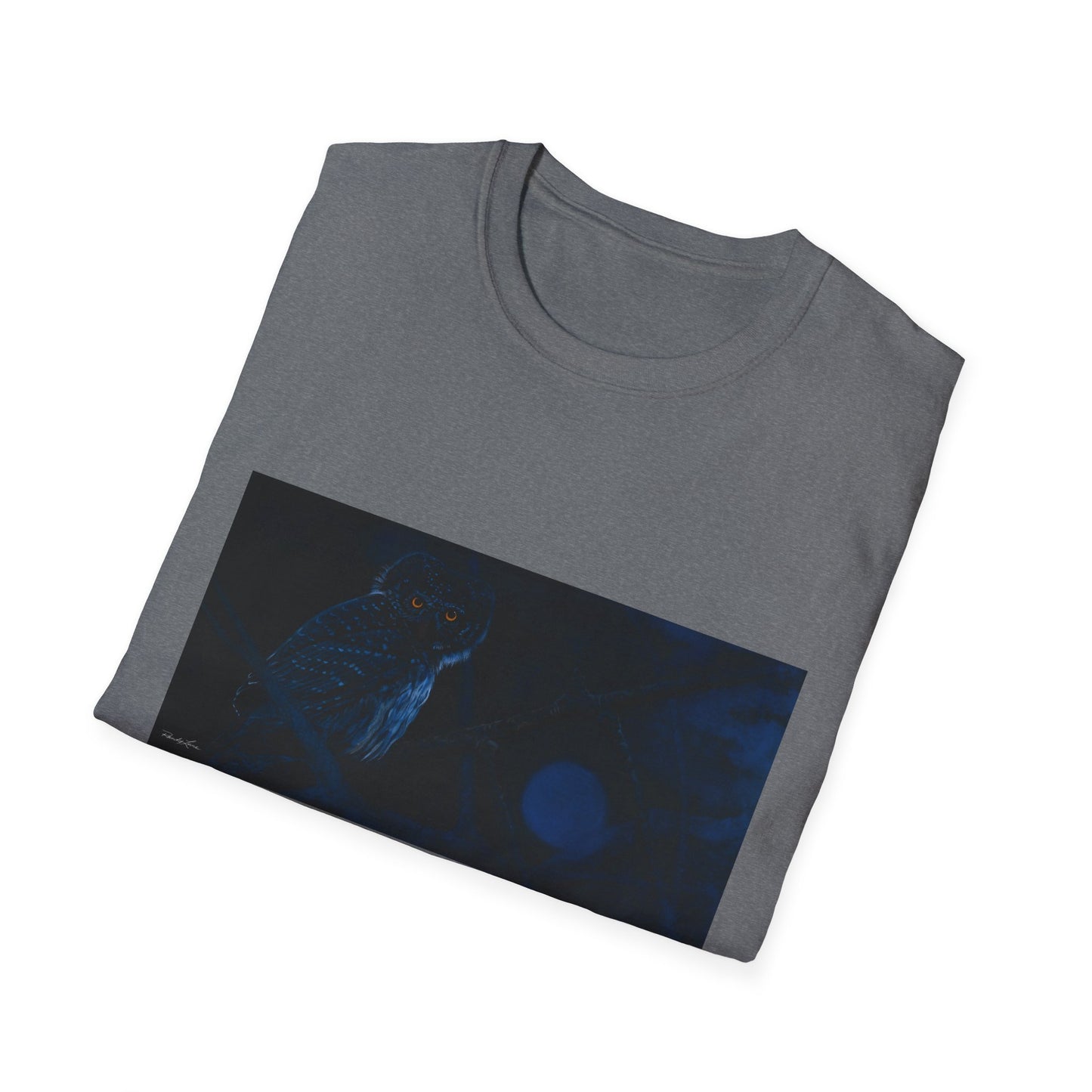 Bright Eyes, Owl theme Unisex Softstyle T-Shirt