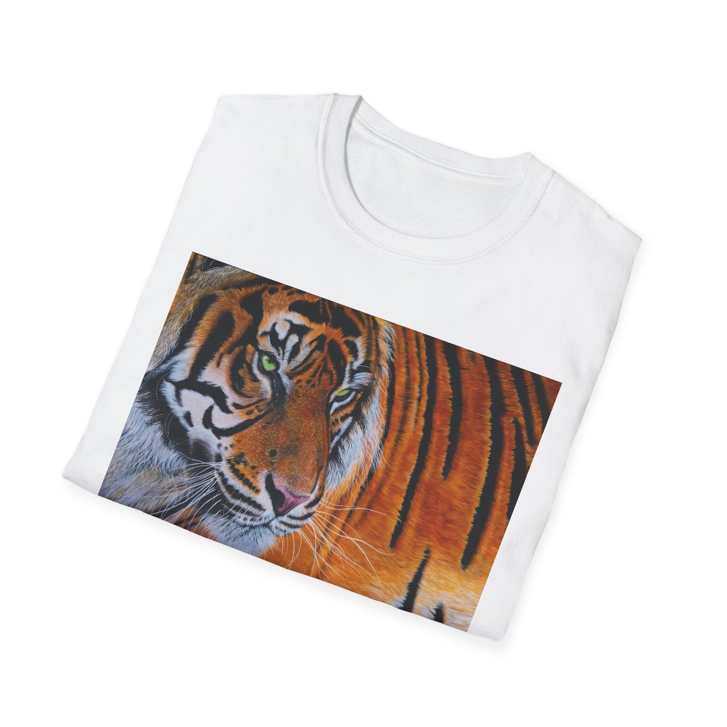 Tiger Stripe, Tiger Graphic T-Shirt, Unisex Softstyle Tee