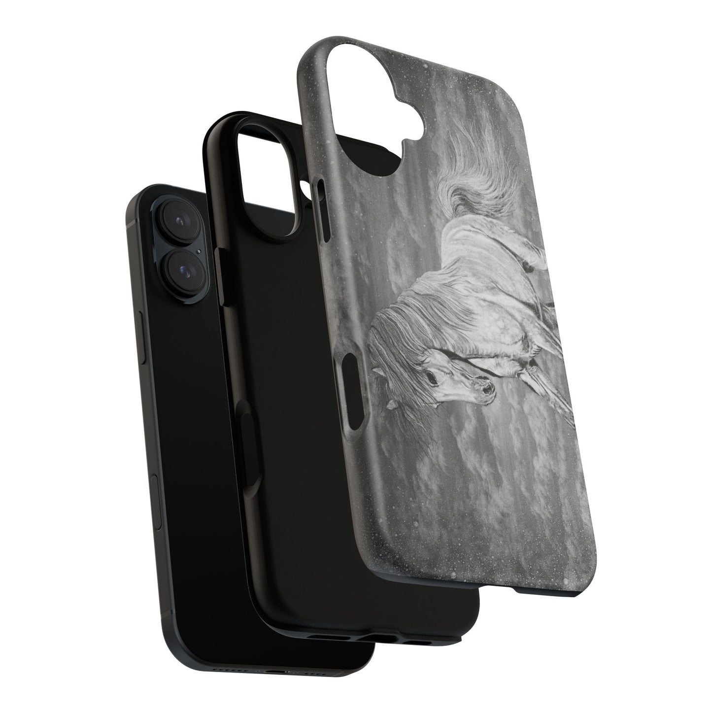 Equine Elegance. Prancing Horse Phone Case