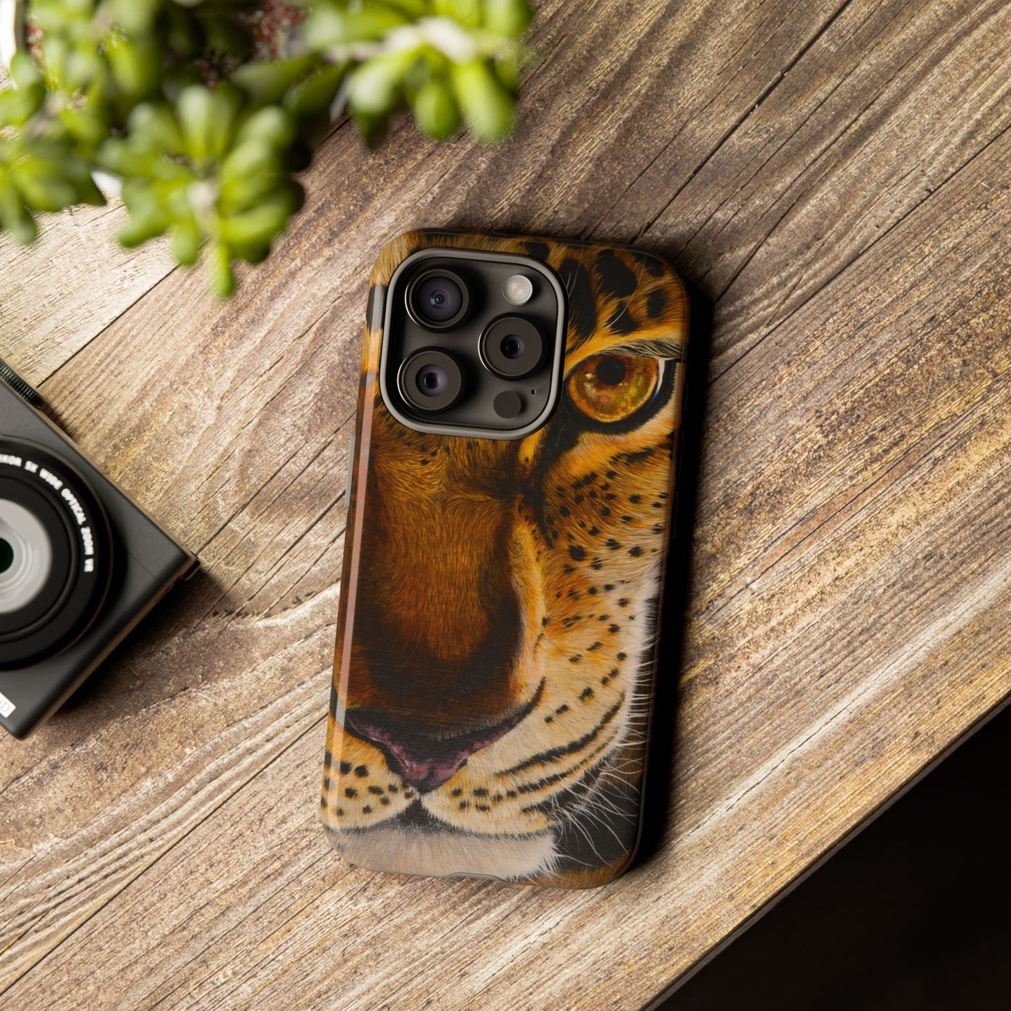 Windows to the Soul, Leopard Phone Case| Tough Cases