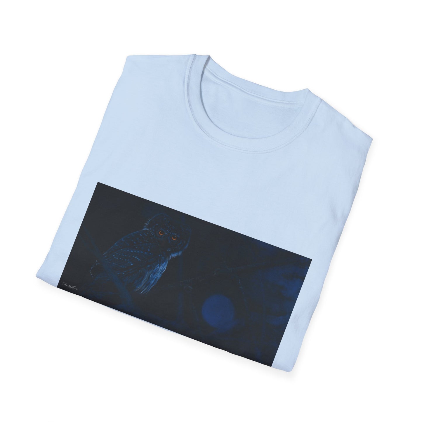 Bright Eyes, Owl theme Unisex Softstyle T-Shirt