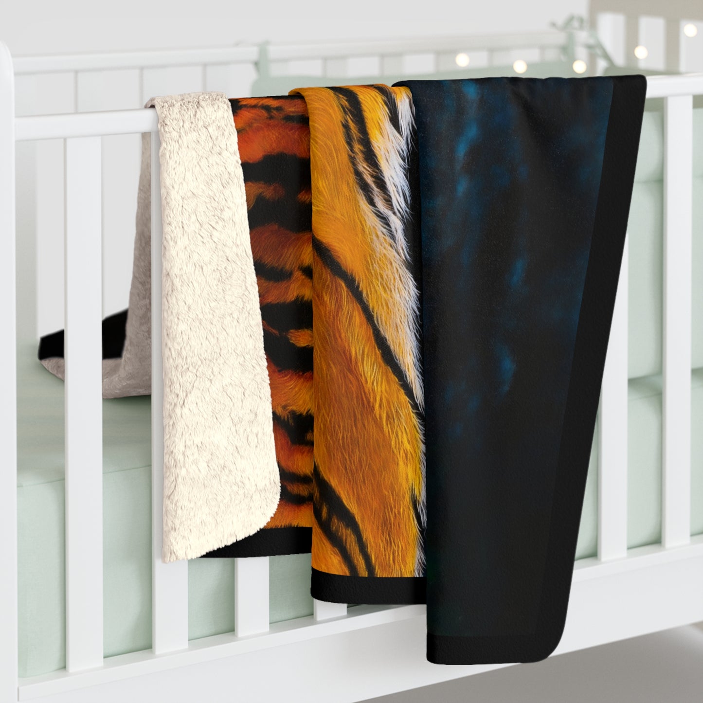 Beautifully Bold, Roaring Tiger Sherpa Fleece Blanket
