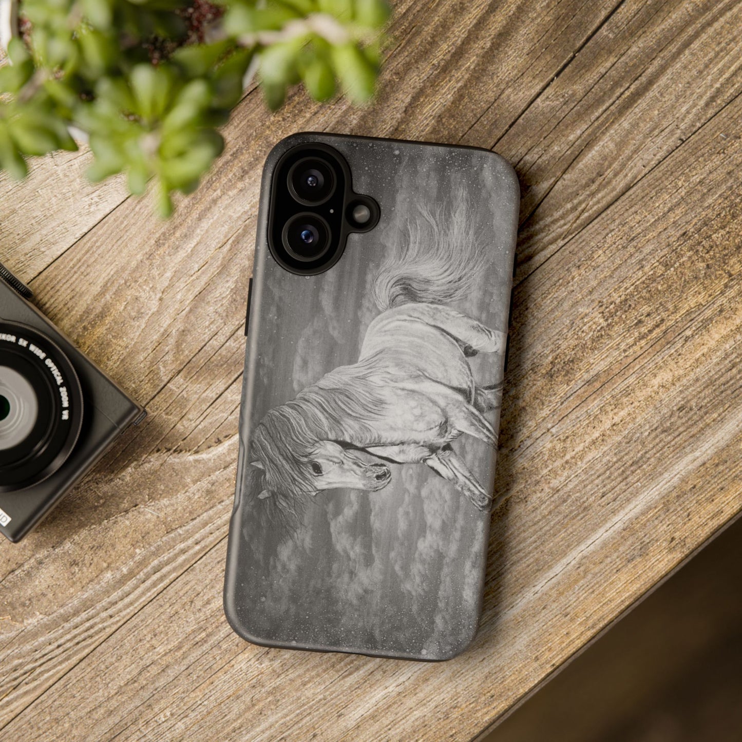 Equine Elegance. Prancing Horse Phone Case