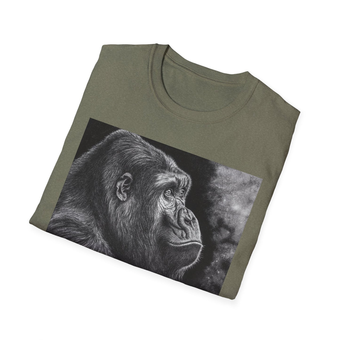 Gorilla Art T-Shirt, Unisex Tee