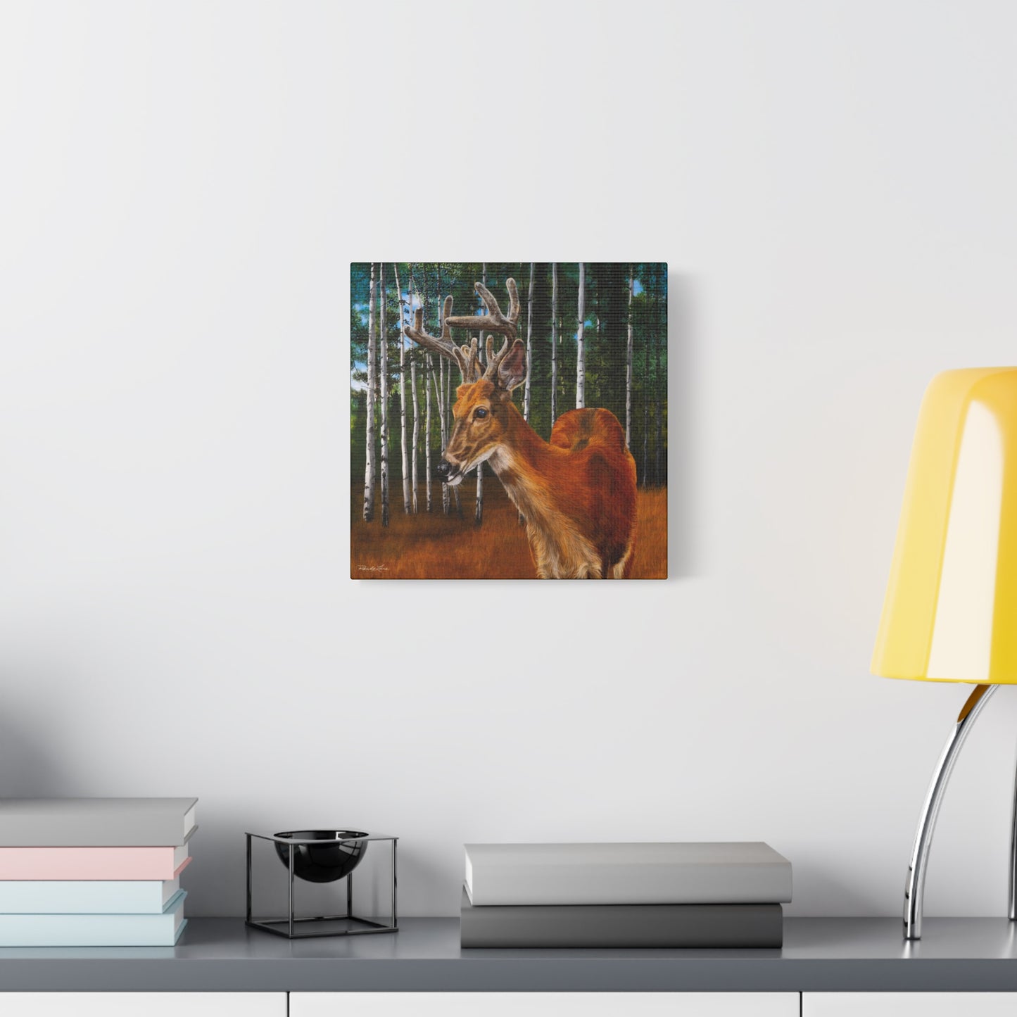 Velvet Crush,  Deer Canvas Wall Art