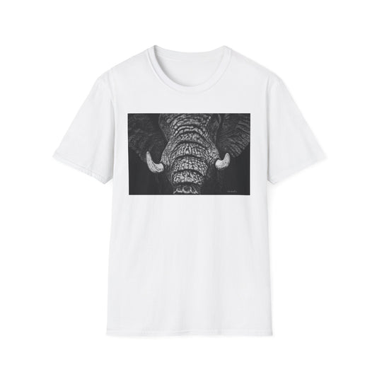 Ebony and Ivory, Elephant Graphic Unisex Softstyle T-Shirt